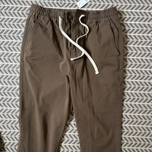 NWT J. Crew Slim Dock Pant, Brown, Men’s Small - Picture 1 of 4